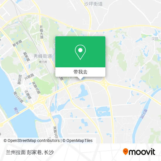 兰州拉面  彭家巷地图