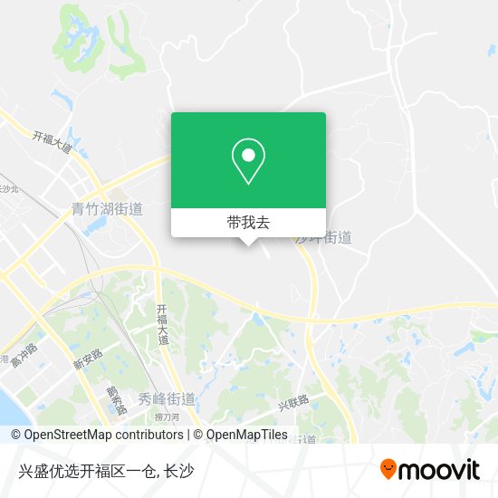 兴盛优选开福区一仓地图
