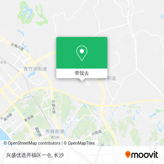 兴盛优选开福区一仓地图