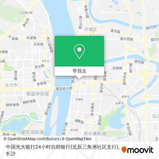 中国光大银行24小时自助银行(北辰三角洲社区支行)地图