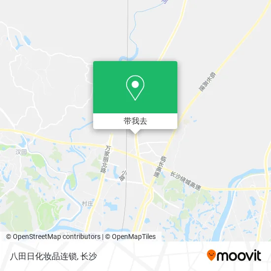 八田日化妆品连锁地图