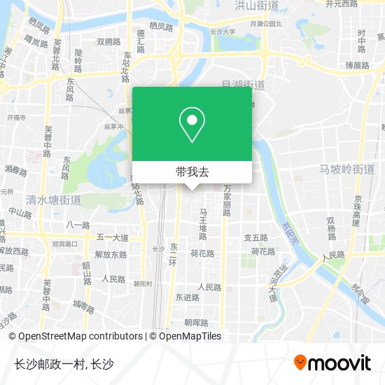 长沙邮政一村地图