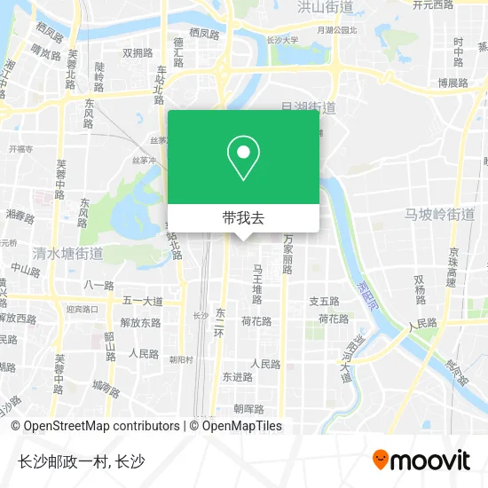 长沙邮政一村地图