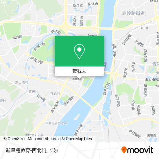 新里程教育-西北门地图