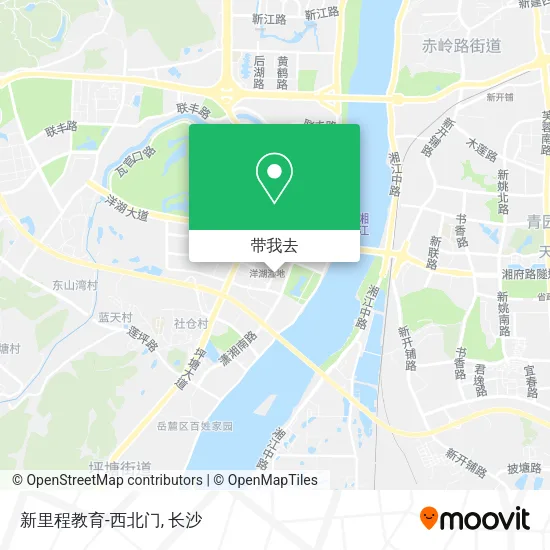 新里程教育-西北门地图
