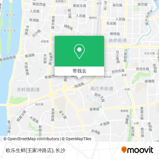 欧乐生鲜(王家冲路店)地图