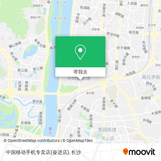 中国移动手机专卖店(奋进店)地图