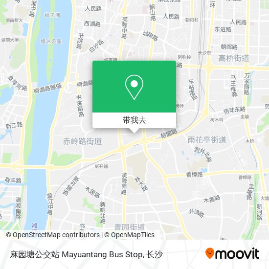 麻园塘公交站 Mayuantang Bus Stop地图