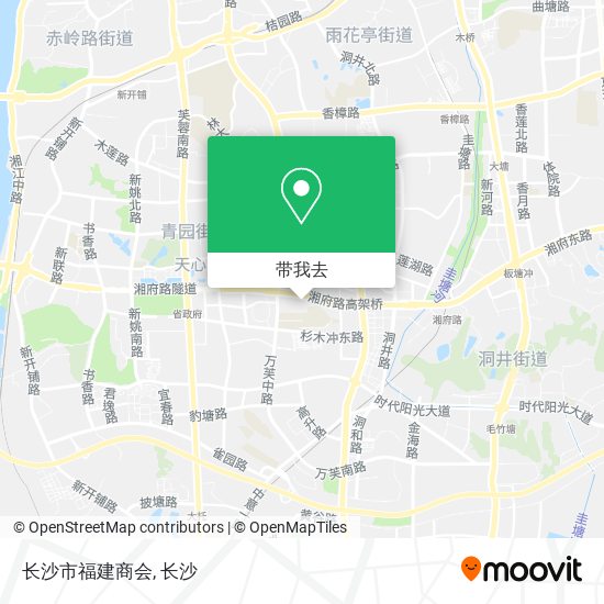 长沙市福建商会地图