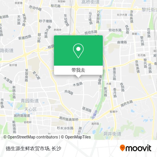 德生源生鲜农贸市场地图