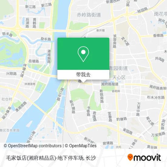 毛家饭店(湘府精品店)-地下停车场地图