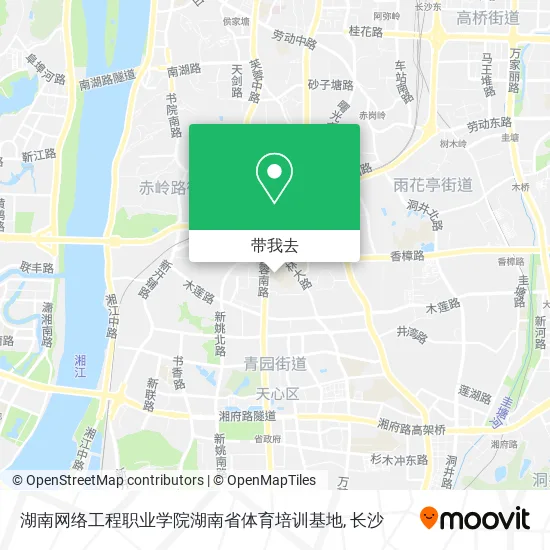 湖南网络工程职业学院湖南省体育培训基地地图