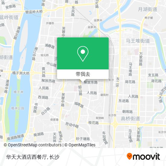 华天大酒店西餐厅地图