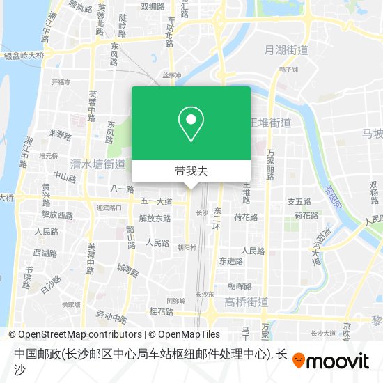 中国邮政(长沙邮区中心局车站枢纽邮件处理中心)地图