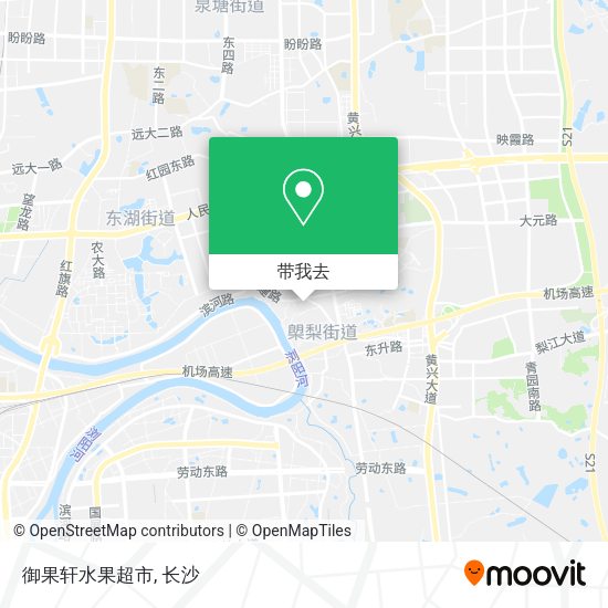 御果轩水果超市地图