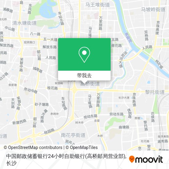 中国邮政储蓄银行24小时自助银行(高桥邮局营业部)地图