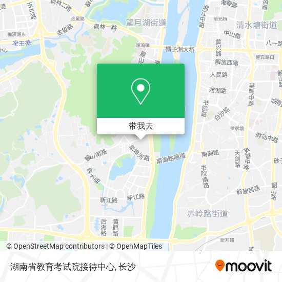 湖南省教育考试院接待中心地图