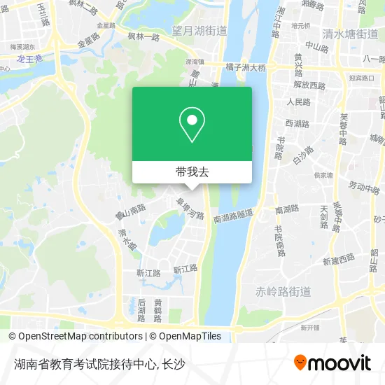 湖南省教育考试院接待中心地图