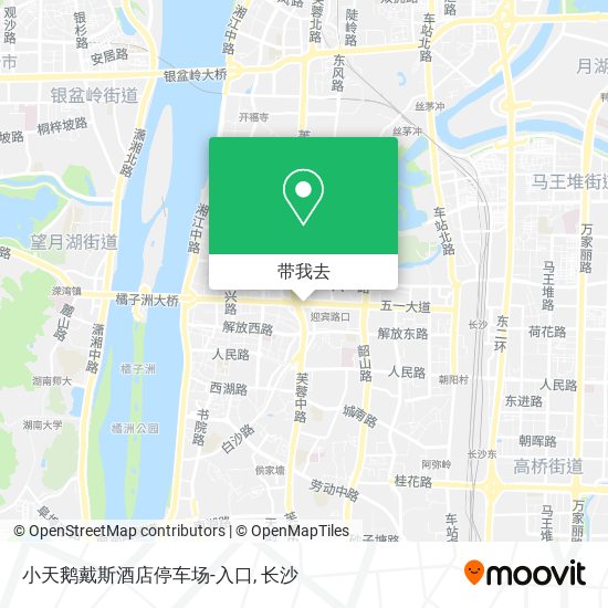 小天鹅戴斯酒店停车场-入口地图