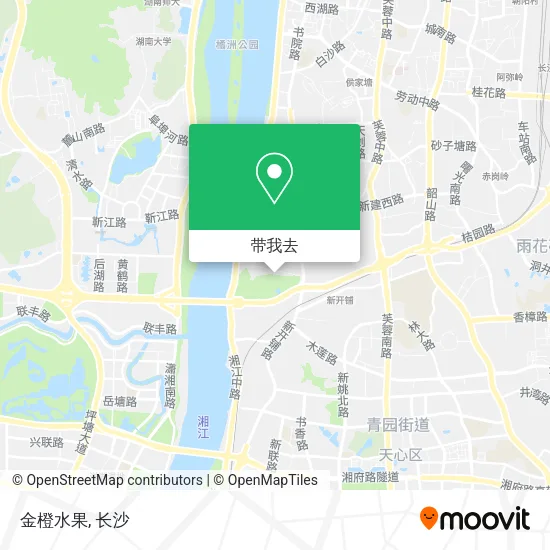 金橙水果地图