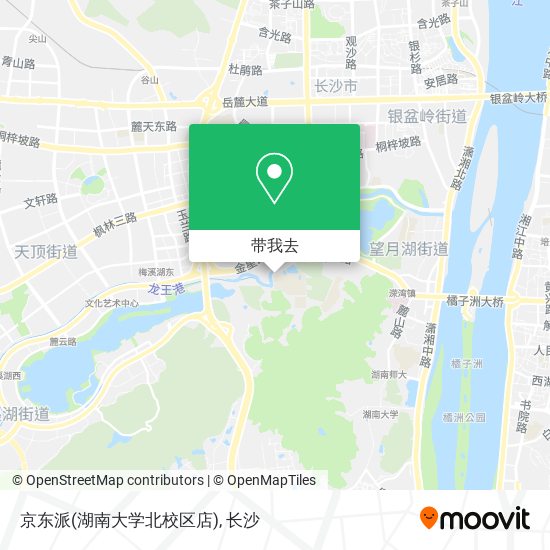 京东派(湖南大学北校区店)地图