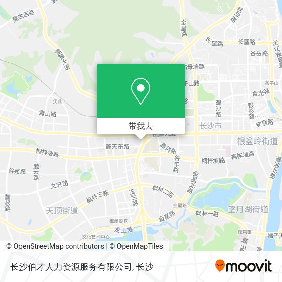 长沙伯才人力资源服务有限公司地图