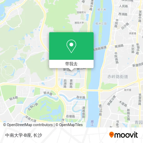 中南大学-B座地图