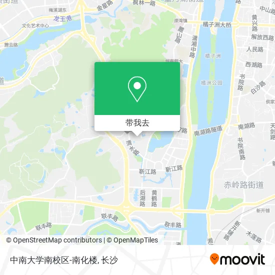 中南大学南校区-南化楼地图