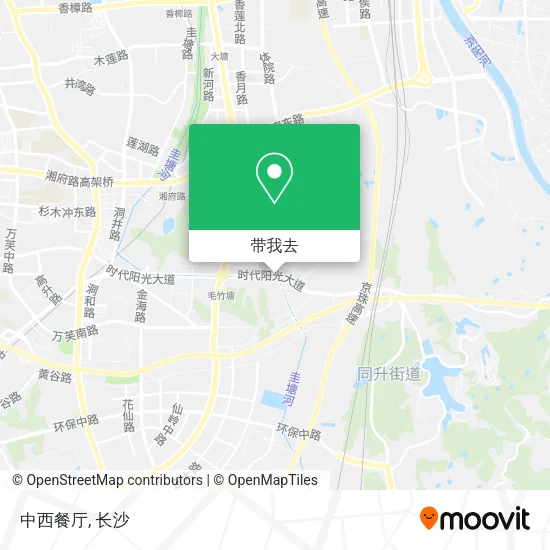 中西餐厅地图