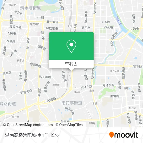 湖南高桥汽配城-南1门地图