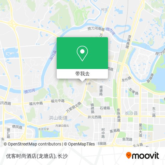 优客时尚酒店(龙塘店)地图