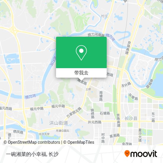 一碗湘菜的小幸福地图