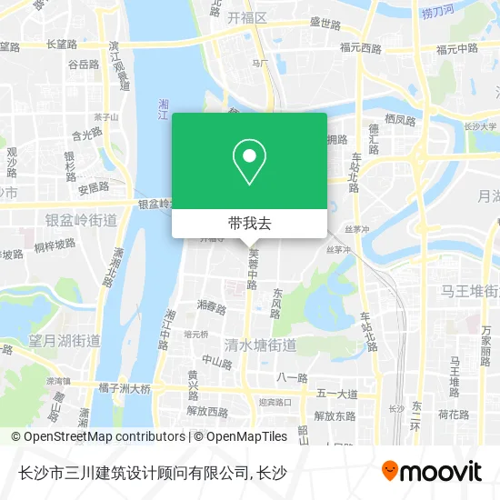 长沙市三川建筑设计顾问有限公司地图