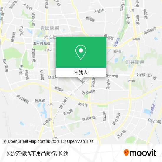 长沙齐德汽车用品商行地图