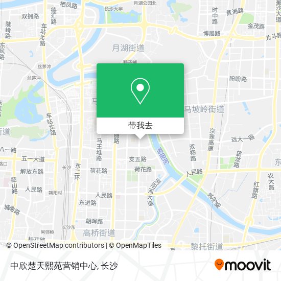 中欣楚天熙苑营销中心地图