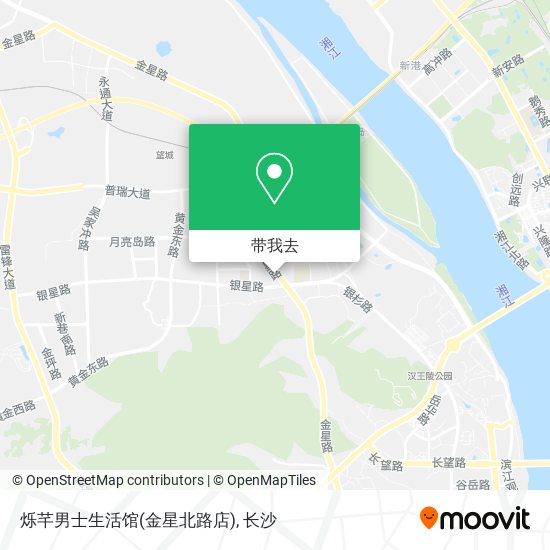 烁芊男士生活馆(金星北路店)地图