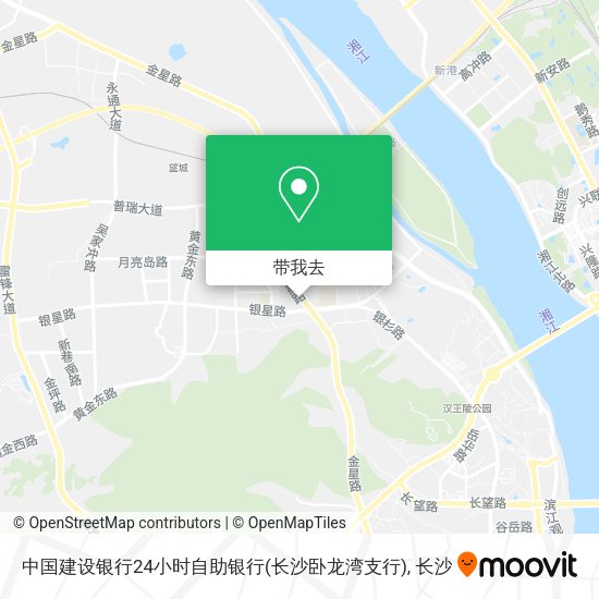 中国建设银行24小时自助银行(长沙卧龙湾支行)地图