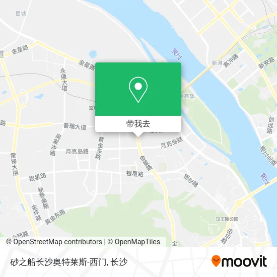 砂之船长沙奥特莱斯-西门地图