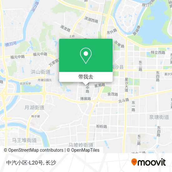 中汽小区-L20号地图