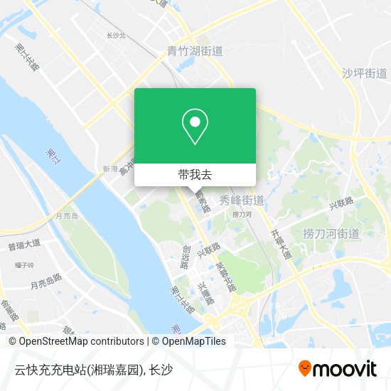 云快充充电站(湘瑞嘉园)地图