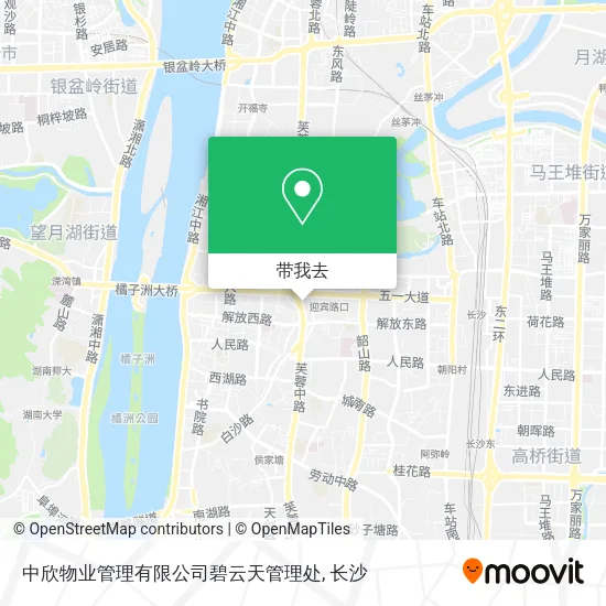 中欣物业管理有限公司碧云天管理处地图