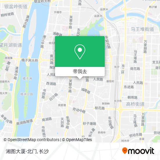湘图大厦-北门地图