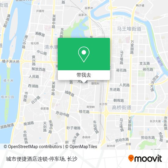 城市便捷酒店连锁-停车场地图