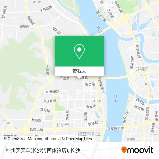 神州买买车(长沙河西体验店)地图
