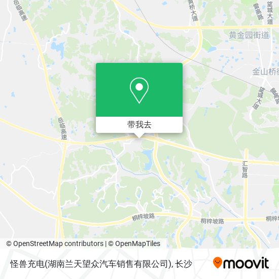 怪兽充电(湖南兰天望众汽车销售有限公司)地图