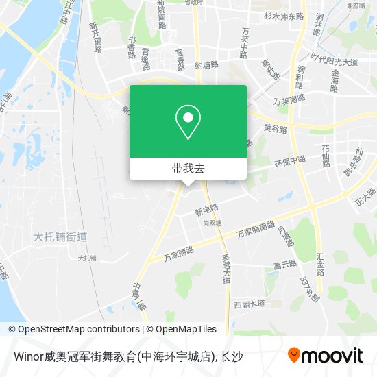 Winor威奥冠军街舞教育(中海环宇城店)地图