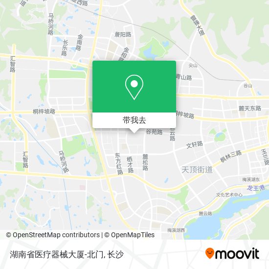 湖南省医疗器械大厦-北门地图