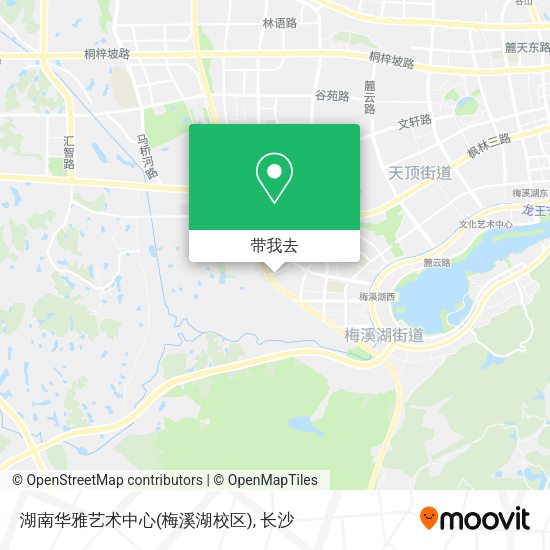湖南华雅艺术中心(梅溪湖校区)地图