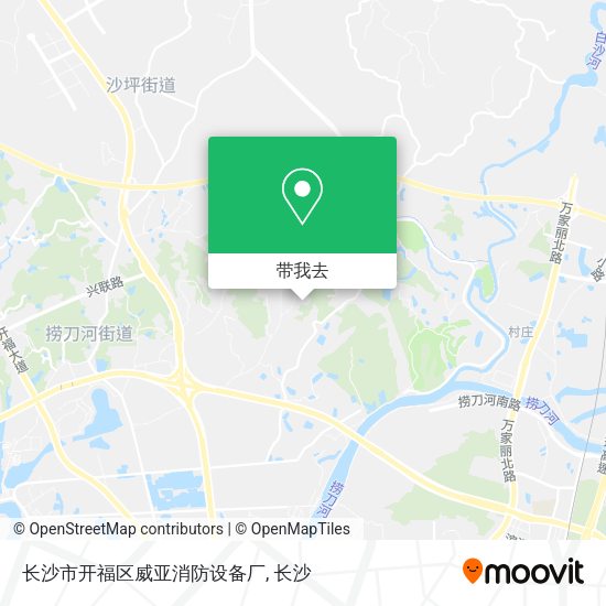 长沙市开福区威亚消防设备厂地图