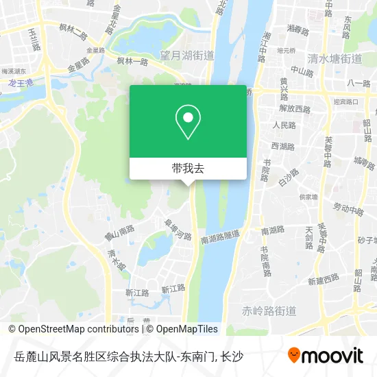 岳麓山风景名胜区综合执法大队-东南门地图
